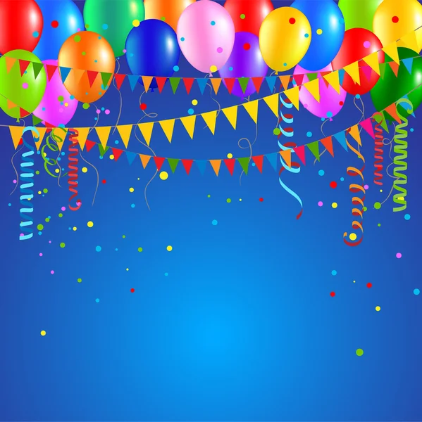 Globos de fiesta festiva — Archivo Imágenes Vectoriales