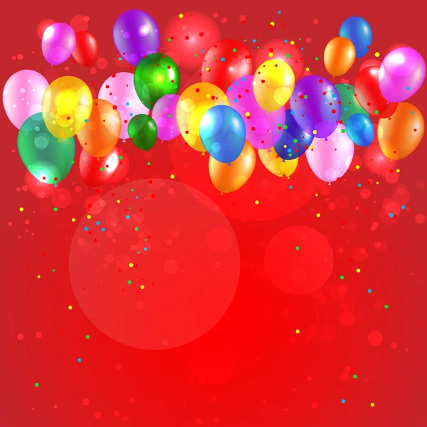Festival arka plan renk balonlar ile
