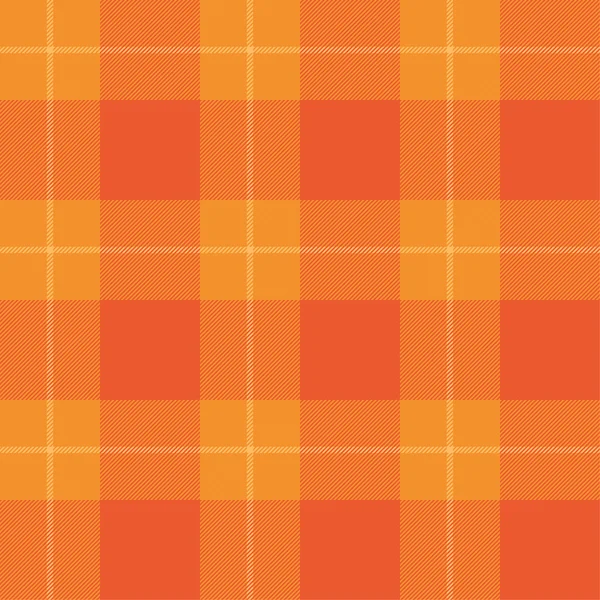 Tartan laranja — Vetor de Stock