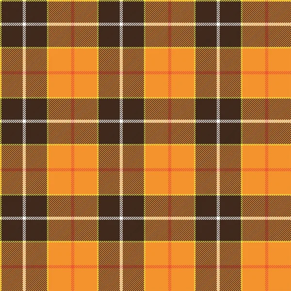 Tartan orange mönster — Stock vektor