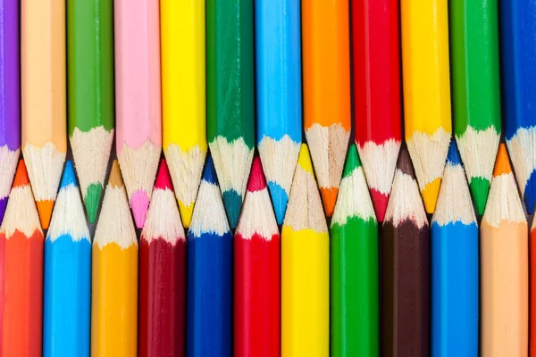 Background from set of colour pencils. — Stock Photo, Image