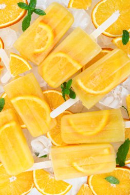 Meyve ev yapımı dondurma buz küpleri  