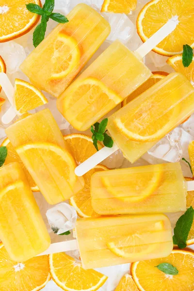 Meyve ev yapımı dondurma buz küpleri  