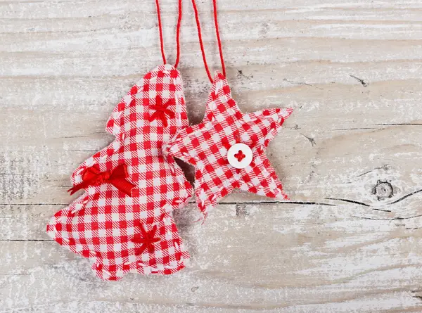 Estrelas e árvore de Natal — Fotografia de Stock