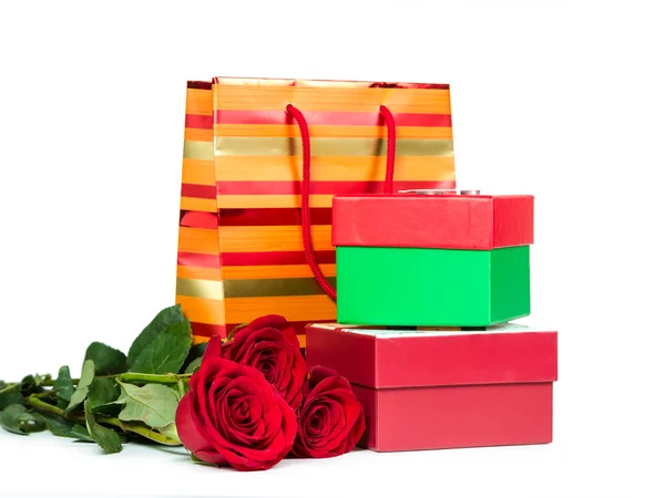 Cajas de regalo coloridas — Foto de Stock