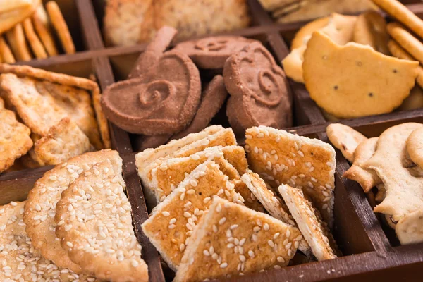 Conjunto de diferentes cookies — Fotografia de Stock