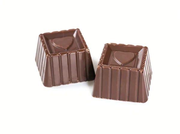 Deux bonbons au chocolat — Photo