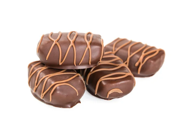Dört çikolata şekerleme — Stok fotoğraf