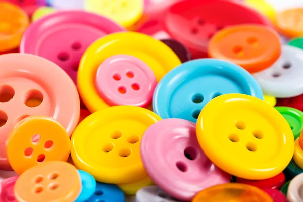Fundo de botões redondos coloridos — Fotografia de Stock