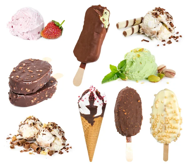 Set of ice cream — Stock Photo, Image