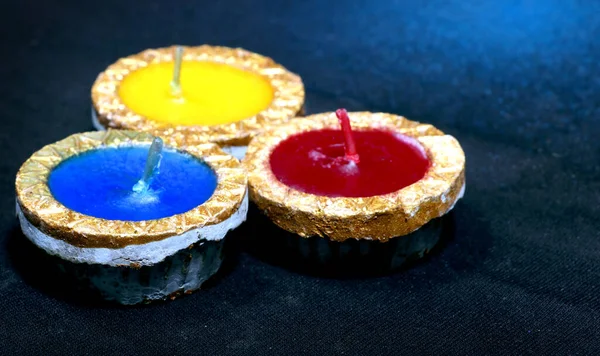 Waslampen Worden Vooral Gebruikt Indiase Festival Diwali Diwali Decoratieve Wax — Stockfoto