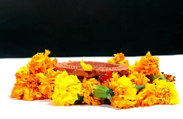 Diwali Diya Öllampe Wunderschön Anlässlich Des Festlichen Anlasses Deepavali Deepawali — Stockfoto