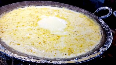 kadhai Milk with kesar and almonds are best for winters in india