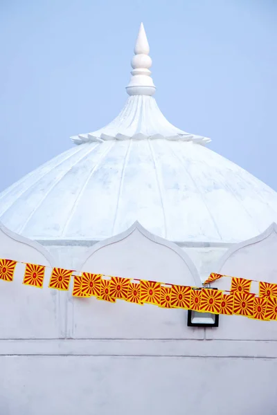 Shiv Baba Flagga Viftar Brahmakumaris Center Vid Mount Abu Rajasthan — Stockfoto