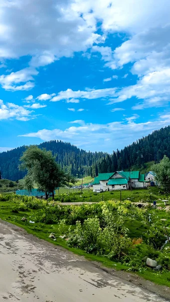 Чудове Гірське Хмарне Небо Джамму Кашмір Індія — стокове фото