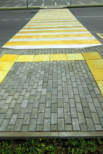 道路マーキング横断歩道 — ストック写真