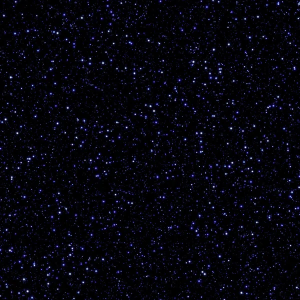 El espacio cósmico infinito lleno de muchas estrellas azules — Foto de stock gratis