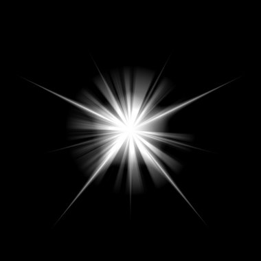 soyut parlak yıldız.