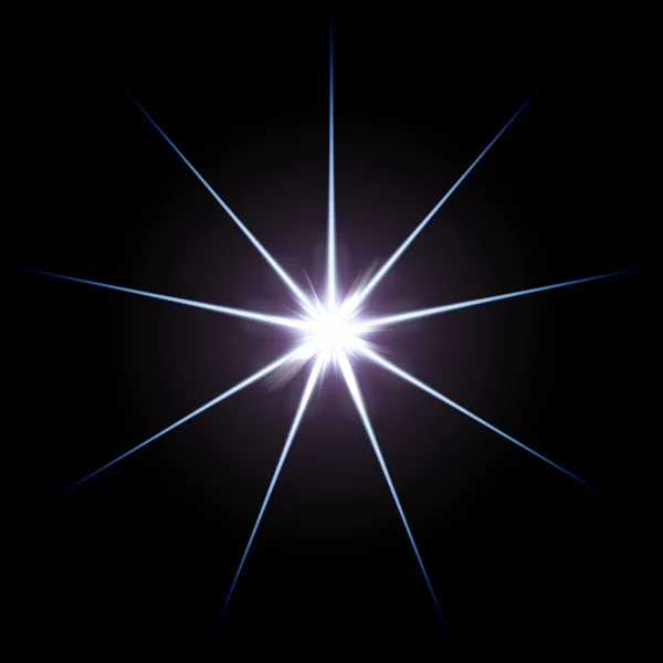 Абстрактная яркая звезда . — стоковое фото