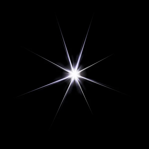 Abstrakt ljusa stjärnan. — Stockfoto