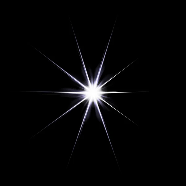 Abstrakt ljusa stjärnan. — Stockfoto