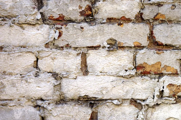 Die Wand aus hellen Ziegeln — Stockfoto