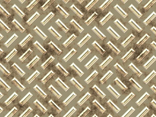 Металева панель з текстурованими бамперами — стокове фото