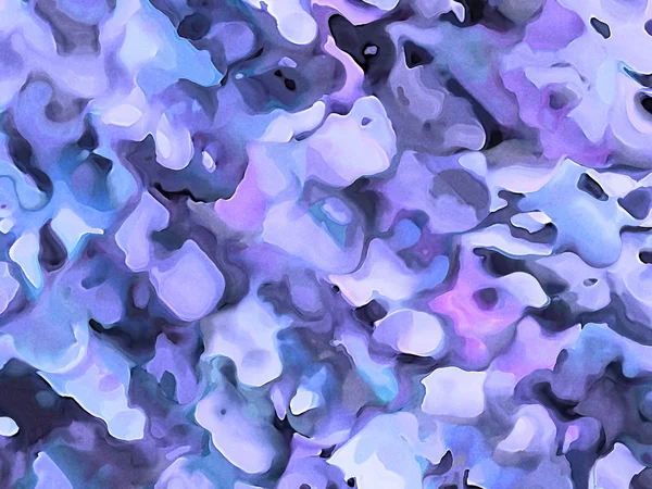 The distinctive abstract pattern of spots, purple watercolor paint. — Stock Photo, Image