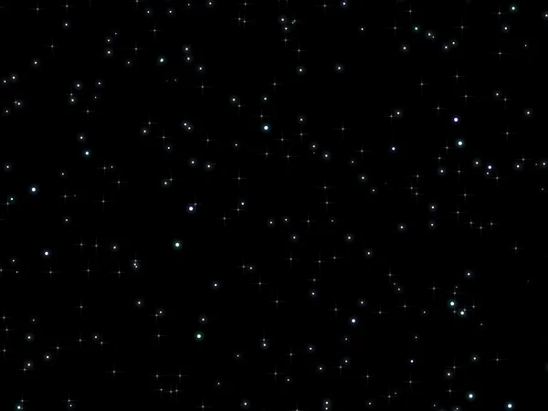 Junge Sterne mit Lichtstrahlen. — Stockfoto