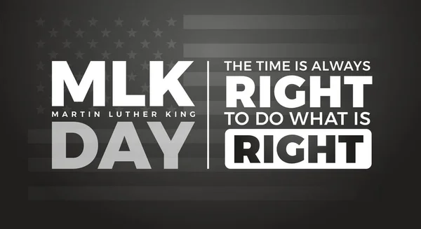 Martin Luther King Day Typografie Písmomalba Design Inspirativní Martin Luther — Stockový vektor