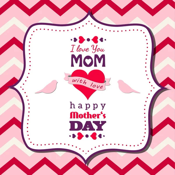 Mothers day theme — Stock Vector