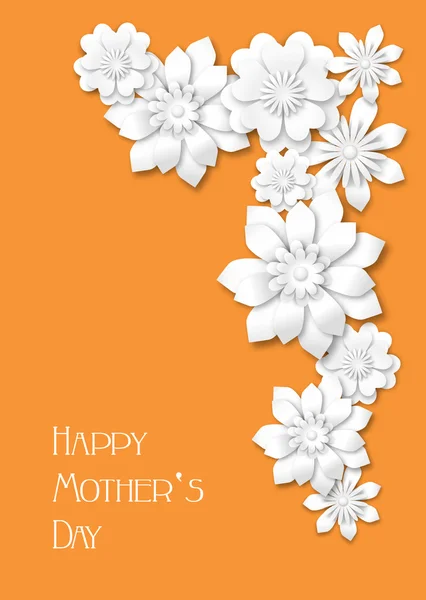 Mothers's Day greeting card — Stock Vector