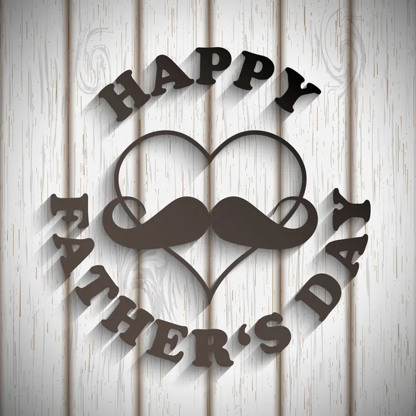 Father's day greeting card — Stock Vector