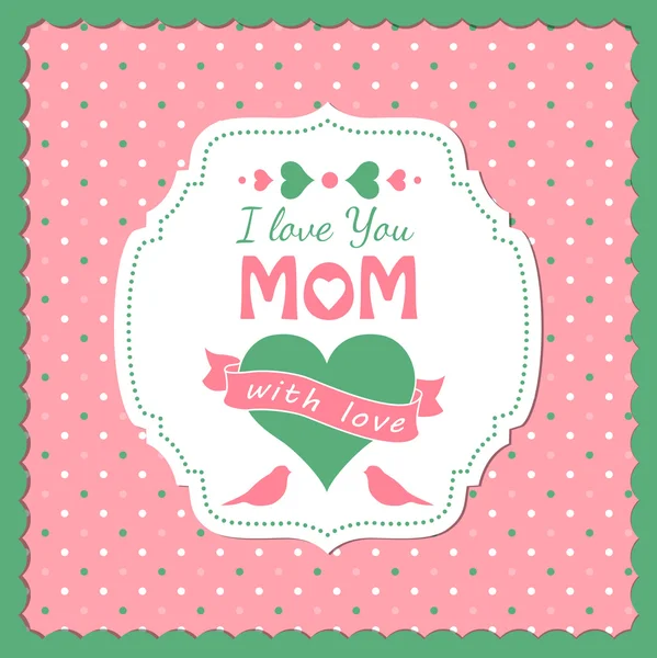 Mothers day theme — Stock Vector