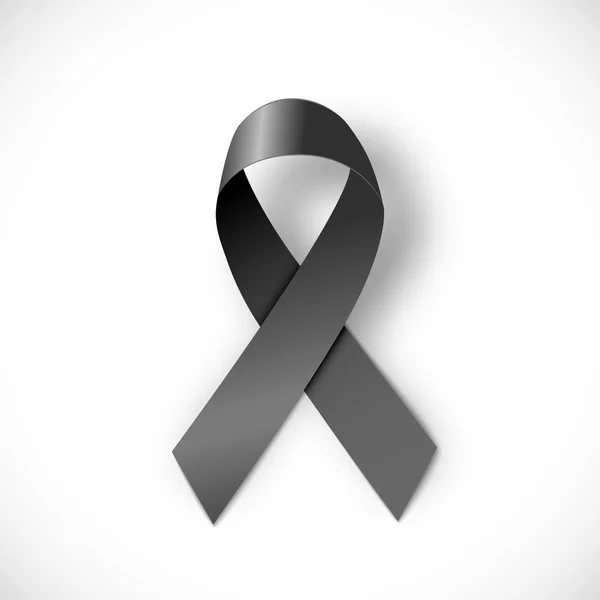 Moño negro luto Imágenes Vectoriales, Ilustraciones Libres de Regalías
