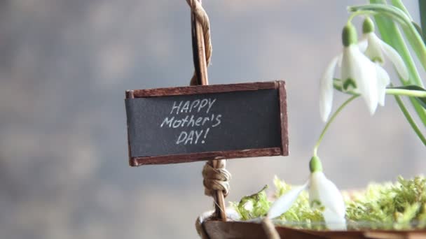 Szczęśliwy Dzień Matki — Wideo stockowe