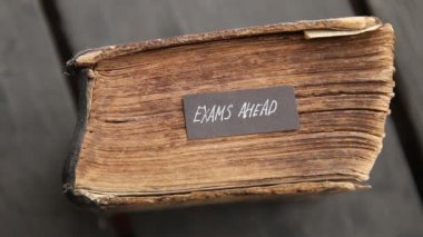 Sınavlar Ahead fikir. Kavram sınav, test.