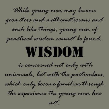 Aristoteles Quotes. Genç erkekler varken...