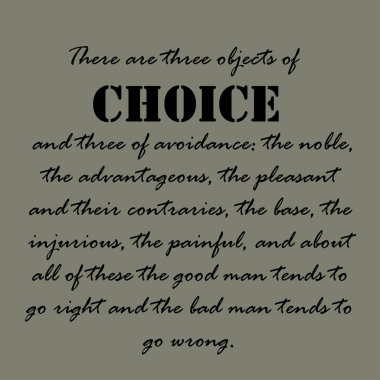 Aristoteles Quotes. Üç nesne vardır...