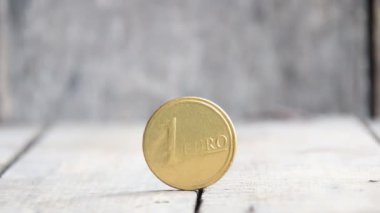 Bir euro para, finans veya iş kavramı