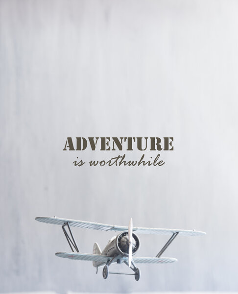Adventure is worthwhile. Aristotle