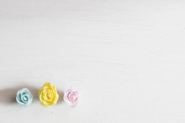 Güzel çiçekler, tebrik kartı için doğal arka plan