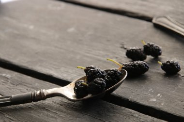 dut vintage ahşap zemin üzerine