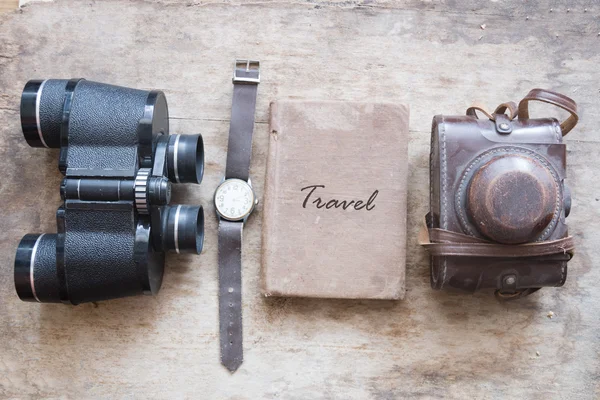 Utazás, üdülés vagy nyaralás retro koncepció. — Stock Fotó