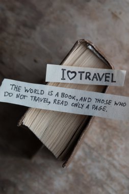 text I Love Travel 