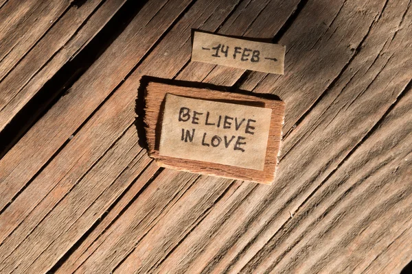 Geloof in liefde concept. — Stockfoto