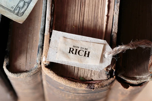 How To Be Rich Concept — Stock Photo, Image