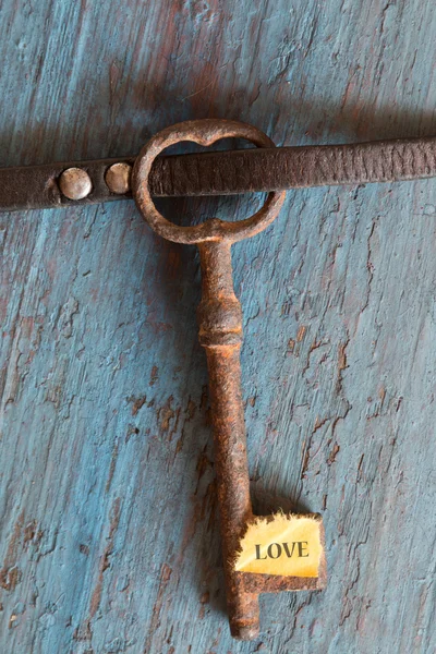 Schlüssel mit dem Herzen . — Stockfoto
