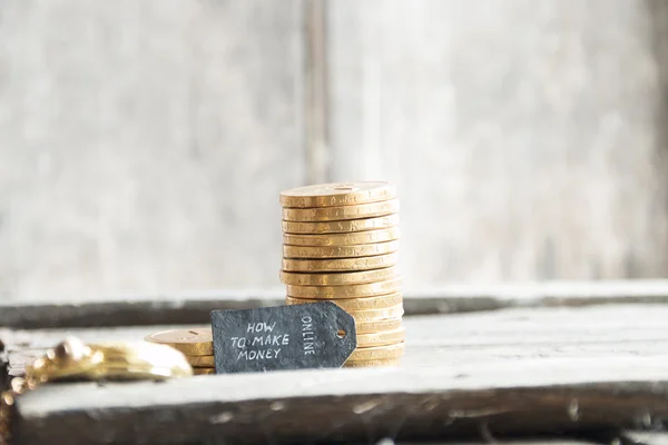 Hoe om geld te verdienen online — Stockfoto