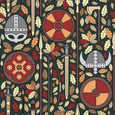 Dikişsiz viking desen 05
